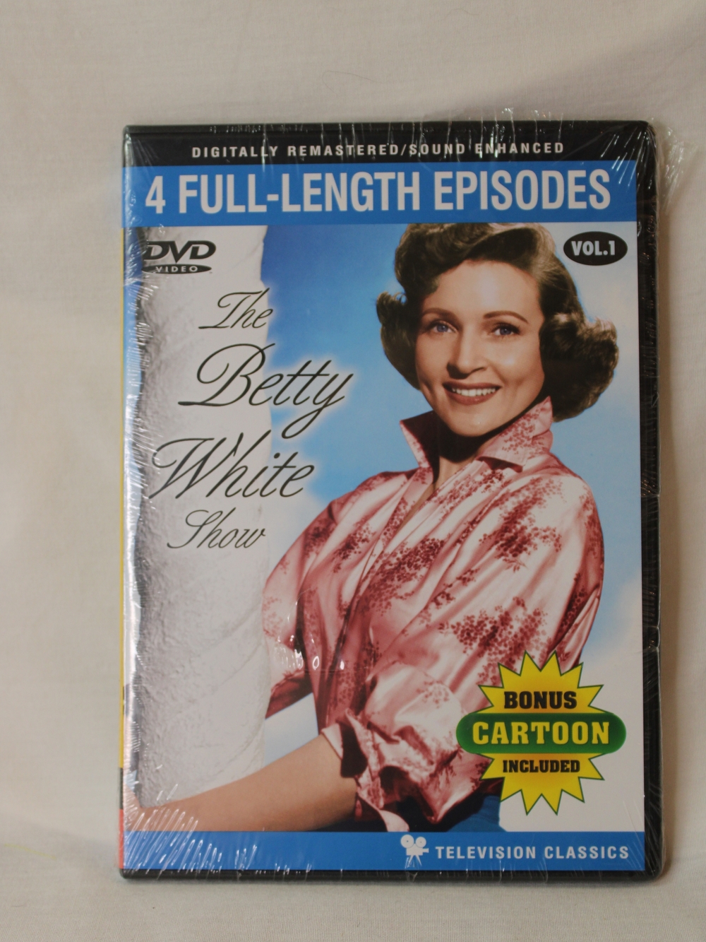 SEALED- The Betty White Show Vol. 1 Includes Bonus Cartoon